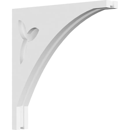 Ekena Millwork Naple Architectural Grade PVC Corbel, 1 7/8"W X 14"D X 14"H CORP01X14X14NA